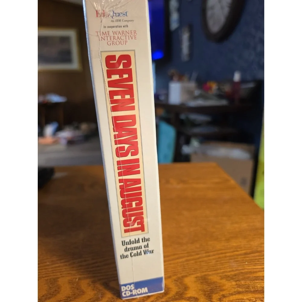 SEVEN DAYS IN AUGUST, big box, DOS CD-ROM, Time magazine 1993 New Sealed